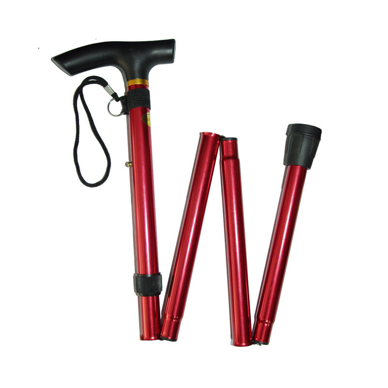 2-in-1 Folding Stool Cane I Walking Stick with Seat for ElderlyI Portable Mobility Aid for Seniors