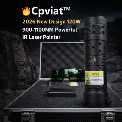 🔥Cpviat™2026 New Design 120W 900-1100NM Powerful IR Laser Pointer